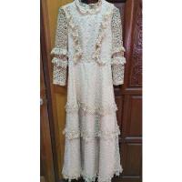 ราคา เดรสยาวลูกไม้ทั้งตัว ป้ายjariya (11409614415)