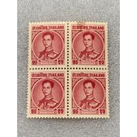 ราคา แสตมป์พระรูป ร.9 ชนิด25สตางค์ พ.ศ.2506 บล๊อก4 (18293069219)