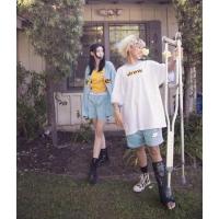 ราคา drew house oversized secret ss ringer tee white/sea blue (20221564337)