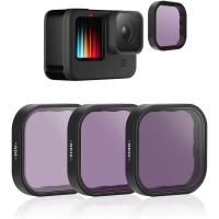 ราคา TELESIN 3 Pack ND Filter ND8/ ND16/ ND32 Compatible with GoPro Hero 9 Black (6270094323)