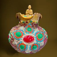 ราคา พระธาตุประดับพลอยแดง,หยก(หยกสีเขียว),พระสมเด็จพุฒจารย์โต,พระสมเด็จ(ขนาด4.5x6นิ้ว) (25724313670)