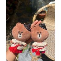 ราคา พวงกุญแจหมีบราวน์ ชุดฮันบก Line Friends Hanbok Collection (16092482127)