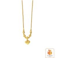 ราคา AURORA สร้อยคอลายสี่เสาระย้า น้ำหนัก 1 บาท ทองแท้ 96.5% * ของแท้* (2841193509)