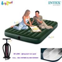 ราคา Intex ที่นอนเป่าลม 5 ฟุต (ควีน) 1.52x2.03x0.25 ม. ดูรา-บีม ไฟเบอร์-เทค รุ่น 64734 + ที่สูบลม ดับเบิ้ลควิ๊ก ทรี (10101554129)