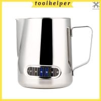 ราคา 【toolhelper】เหยือกตีฟองนมเอสเปรสโซ่ สเตนเลส พร้อมเทอร์โมมิเตอร์ 600 มล. (16971600231)