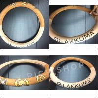 ราคา (1ชิ้น)หุ้มพวงมาลัยรถยนต์ ลายหมีRIRAKKUMAหมีกาแฟ ลิขสิทธิ์แท้ (7126547923)