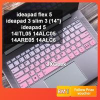 ราคา ฝาครอบแป้นพิมพ์ Lenovo Ideapad Flex 5 Flex 5i Ideapad 3 Slim 3 14 นิ้ว Slim 5i 14ALC05 14ARE05 14ITL05 14ITL6 14ALC6 V14 2021 thinkbook 14 14 14s G2 ซิลิโคนแล็ปท็อป Protector แป้นพิมพ์ (3869974598)
