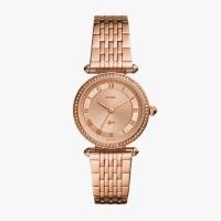 ราคา Fossil นาฬิกาข้อมือผู้หญิง Fossil Lyric Three-Hand Watch Rose Gold รุ่น ES4711 (17972066554)