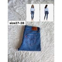 ราคา กางเกงยีนส์ลีวาย 711 Skinny Jeans แท้%มือสอง (24435294079)