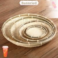 ราคา Bannriedsg989 ตะกร้าหวาย, ถาดไม้ไผ่ทอไม้ไผ่, ถาดตะกร้าสานไม้ไผ่ทรงกลมห้องนั่งเล่น (26263813347)