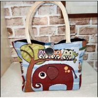 ราคา กระเป๋าผ้าทอลายช้าง(ถุงใหญ่) (27762675987)