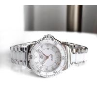 ราคา ✨Used : Tag Heuer Formula 1 White Ceramic Full Diamonds Lady Size 32 mm. (17144711079)