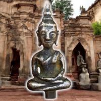 ราคา พระยอดธง เนื้อสัมฤทธิ์ กรุอยุธยา (23719453405)