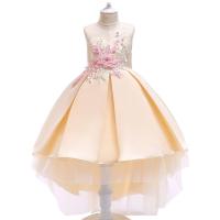 ราคา Gd34042 พร้อมส่งชุดออกงานเด็กหญิงสีครีม หน้าสั้น-หลังยาว ชุดราตรีเด็ก ชุดเดรสเด็ก (3207473538)