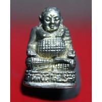 ราคา A318รูปหล่อองค์ลอยพระสังกัจจายน์ หลวงสามประสิทธิ์ สมุทรสาครใต้ฐานอุดกริ่ง เนื้อเงิน (27066061289)