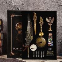 ราคา ปากกาขนนกปีกย้อนยุคชุดกล่องของขวัญอเนกประสงค์หรูหรากลไก DIY บัญชีมือไอเดียของขวัญธุรกิจ (26311152602)