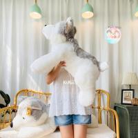 ราคา ตุ๊กตาหมาฮักกี้ขนฟู นุ่มนิ่ม 30-60นิ้ว (20737456797)