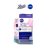 ราคา Nivea นีเวีย ครีมบำรุงผิวหน้าสูตรกลางวันและสูตรกลางคืน SPF30++ 60มล. (10381517160)