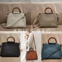 ราคา กระเป๋าสะพายหนังวัวแท้ หูจับไม้อย่างดี (21033199312)