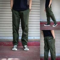 ราคา ขายาววินเทจ 6 กระเป๋า (สีเขียวขี้ม้า) โปรส่งด่วนฟรี !!! (6791083363)