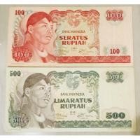 ราคา ธนบัตรประเทศ อินโดนีเซีย ชนิดราคา 100 เเละ 500 RUPIAH (รูเปีย) รุ่นปี 1968 ผ่านใช้ (19290369216)
