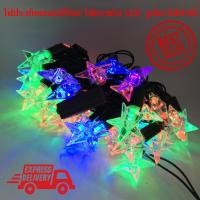 ราคา ไฟประดับตกแต่งปีใหม่ ไฟกระพริบ LED รูปต้นคริสมาสต์, รูปดาวไฟปาร์ตี้ สลับสี (6567594710)