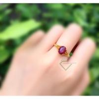 ราคา แหวนทับทิมสตาร์แท้ ตัวเรือนเงินแท้92.5% (25790081367)