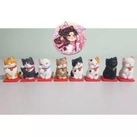 ราคา (พร้อมส่ง) กาชาปองแมวกวัก (ชุด 8 ตัว) (2300879575)
