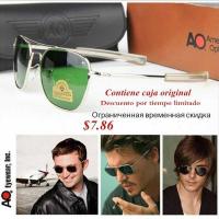ราคา Aviation ➧ ⊙ Sunglasses Men Women Outdoor Driving Pilot American Army Optical AO Sunglass (24975823120)