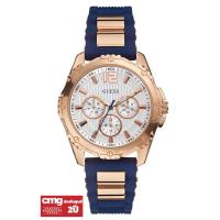 ราคา Guess นาฬิกาข้อมือผู้หญิง สายสายซิลิโคน รุ่น W0325L, W0325L8 - สีโรสโกลด์-สีน้ำเงินเข้ม (4904942591)