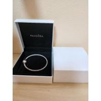 ราคา ของแท้ สภาพดี กำไล Pandora size 17 cm (18085760175)