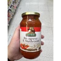 ราคา ซอสพาสต้า โบโลเนสเห็ด 500 กรัม SAN REMO homestyle pasta sauce bolognese mushroom (28310125973)