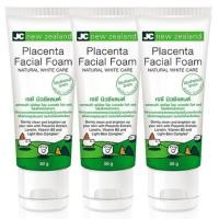 ราคา โฟมล้างหน้ารกแกะ “ JC new zealand Placenta Facial Foam Natural White Care" (605313219)