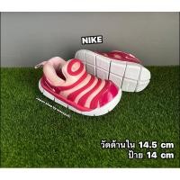 ราคา รองเท้าเด็กมือสองสภาพดี หัดเดิน กระชับเท้า เบา พื้นโฟม สลิปออนสวมง่าย NIKE 14 cm (24433961042)
