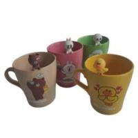 ราคา (สินค้ามือสอง) แก้วมัค แก้วเซรามิค Ceramic Line 7-11 4 ชิ้น (13545233358)