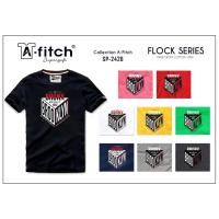 ราคา A-FITCH Supersoft T-Shirt SP-2426 เสื้อยืด คอกลม สกรีนกำมะหยี่ ลายสวย ผ้านุ่ม สวมใส่สบาย (21202416118)