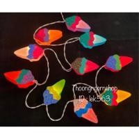ราคา โคมไฟไอติม-กระดาษสา คละสี (5932871641)