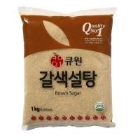 ราคา Qone Brown Sugar 큐원 갈색설탕 น้ำตาลทรายแดง 1kg (25315114112)