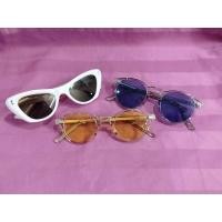 ราคา แว่นทรงวินเทจ แว่นกันแดด Canaan UV400 มือสอง มี3ตัว (28916697478)