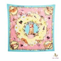 ราคา (พร้อมส่ง)ผ้าคลุมไหล่ ผ้าพันคอ kiss me doll แท้ ป้าย 1480 มี 4 ลาย (376629733)