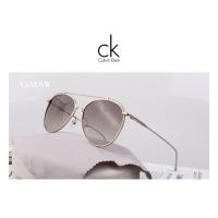 ราคา แว่นกันแดด CALVIN KLEIN SUNGLASSES (ของแท้) รุ่น CK2163S ขนาด 59-16 145 mm. สี NEUTRAL METAL BROWN ใส่สบายตา น้ำหนักเบา (23063630311)