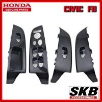 ราคา ครอบสวิตช์กระจกไฟฟ้า CIVIC FD ลายไม้ดำ อะไหล่แท้ศูนย์ ฝาครอบสวิตช์กระจกไฟฟ้า เคลือบลาย สวิตช์กระจกไม้ดำ (6754095284)