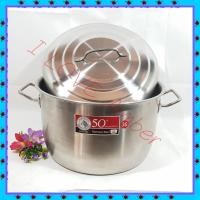 ราคา หม้อสแตนเลส หม้อหุงต้ม 40 ซม. ตราหัวม้าลาย ยี่ห้อ หัวม้าลาย ขนาด40x28 ซม. ราคา : 3,390 - รายละเอียด: ● หม้อหุงต (5510589363)