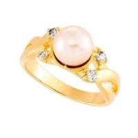 ราคา แหวนไข่มุก 8มิลลิเมตร ทอง24k 1ไมครอน เบอร์ 7 (1935850447)