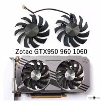 ราคา พัดลมการ์ดจอ ZOTAC GTX950 960 1060 Cooling Fan MODEL GA81S2U/PLD08010S12HH (24509281963)