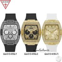 ราคา F.A ของแท้100% Guess ตัวเรือนสแตนเลส ตัวเรือนรูปทรงตันประดับด้วยคริสตัล หน้าปัดมัลติฟังก์ชั่นที่ตื่นตา GW0048G1 GW0048G2 (25658328314)