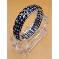 ราคา กำไลข้อมือพลอยไพลิน เป็นพลอยจากกาญจนบุรี ตัวเรือนเป็นเงินเเท้ฝังไพลิน เม็ดใหญ่ ทั้งเรือน เหมาะเเก่ท (29526343177)