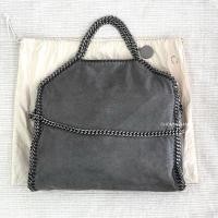 ราคา stella mccartney small 36cm สีเทาเข้มควันบุหรี่ (28957293731)