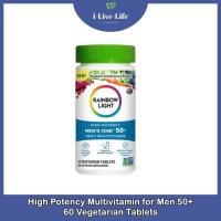 ราคา Rainbow Light - High Potency Men One 50+ Daily Multivitamin 60 Vegetarian Tablets วิตามินรวม สำหรับผู้ชายวัย 50+ (26105330460)