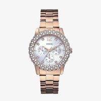 ราคา Guess นาฬิกาข้อมือผู้หญิง Dazzler White Dial Rose Gold รุ่น W0335L3 (4335933492)